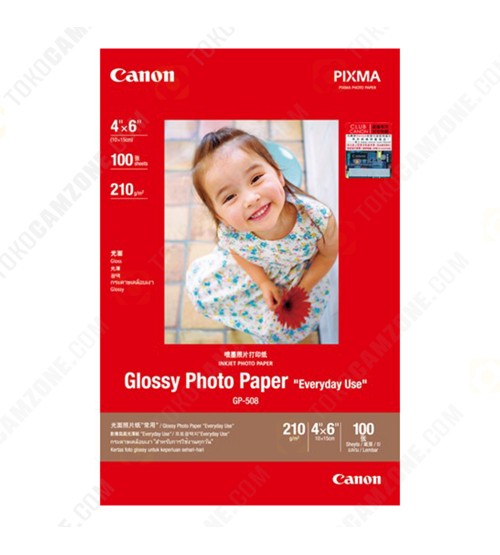 Canon Glossy Photo GP-508/4R 4x6 (100 Sheets)